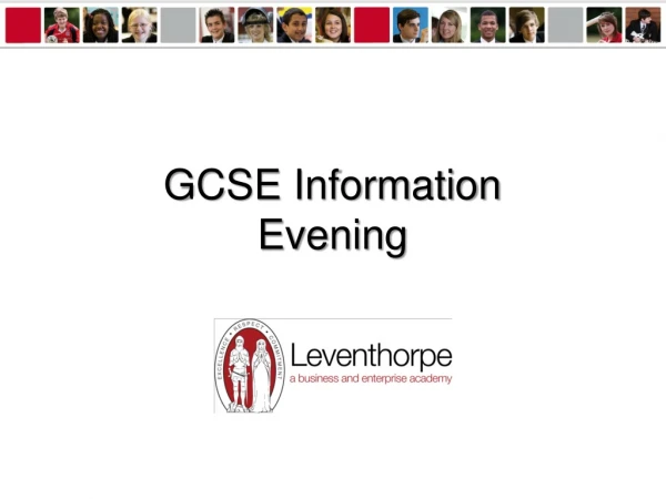 GCSE Information Evening