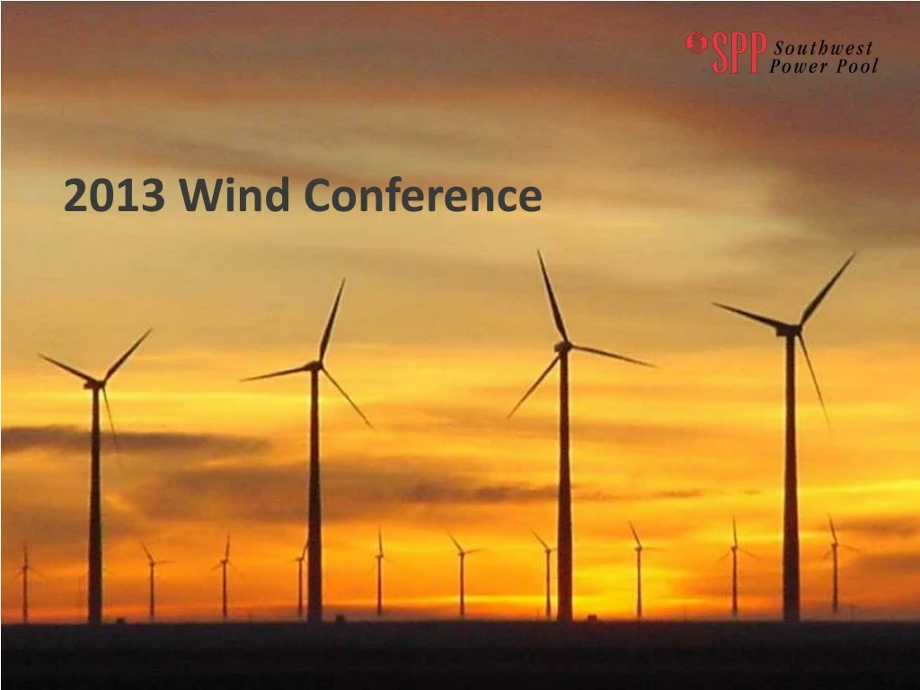 2013 wind conference