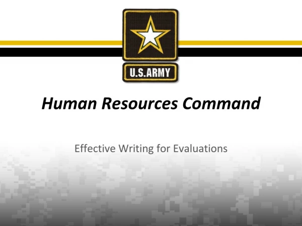 Human Resources Command