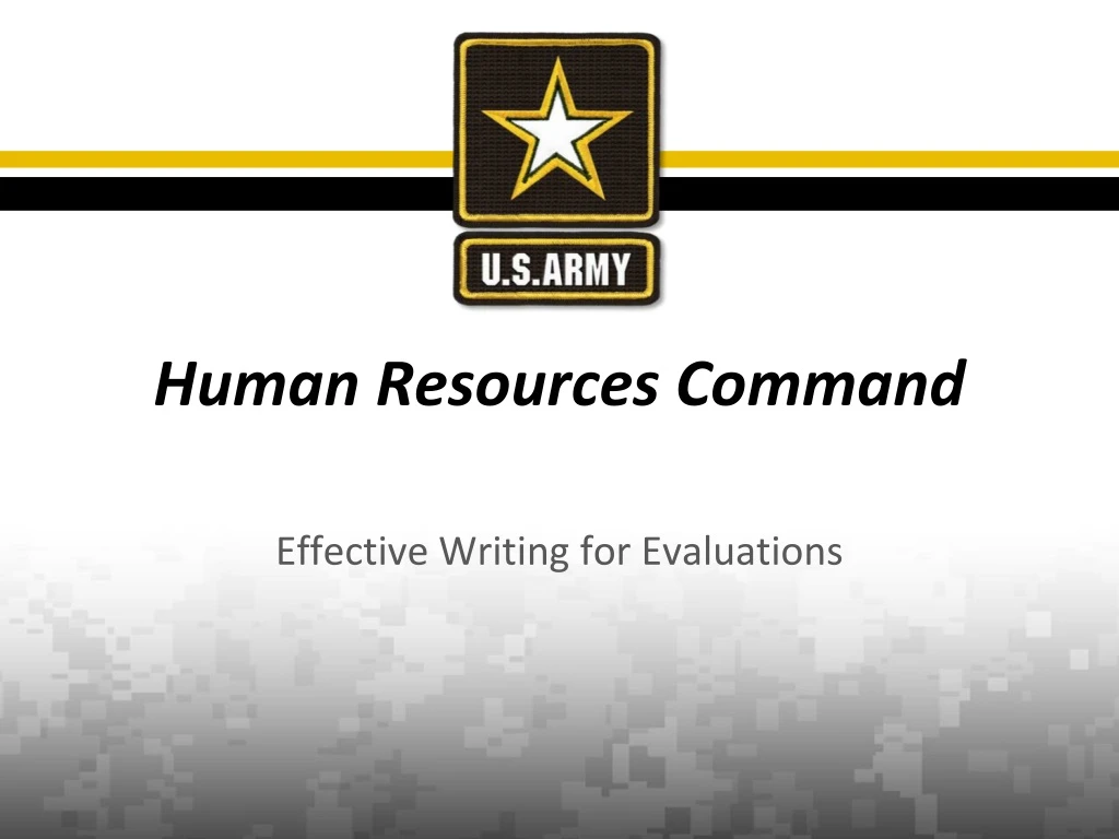 human resources command