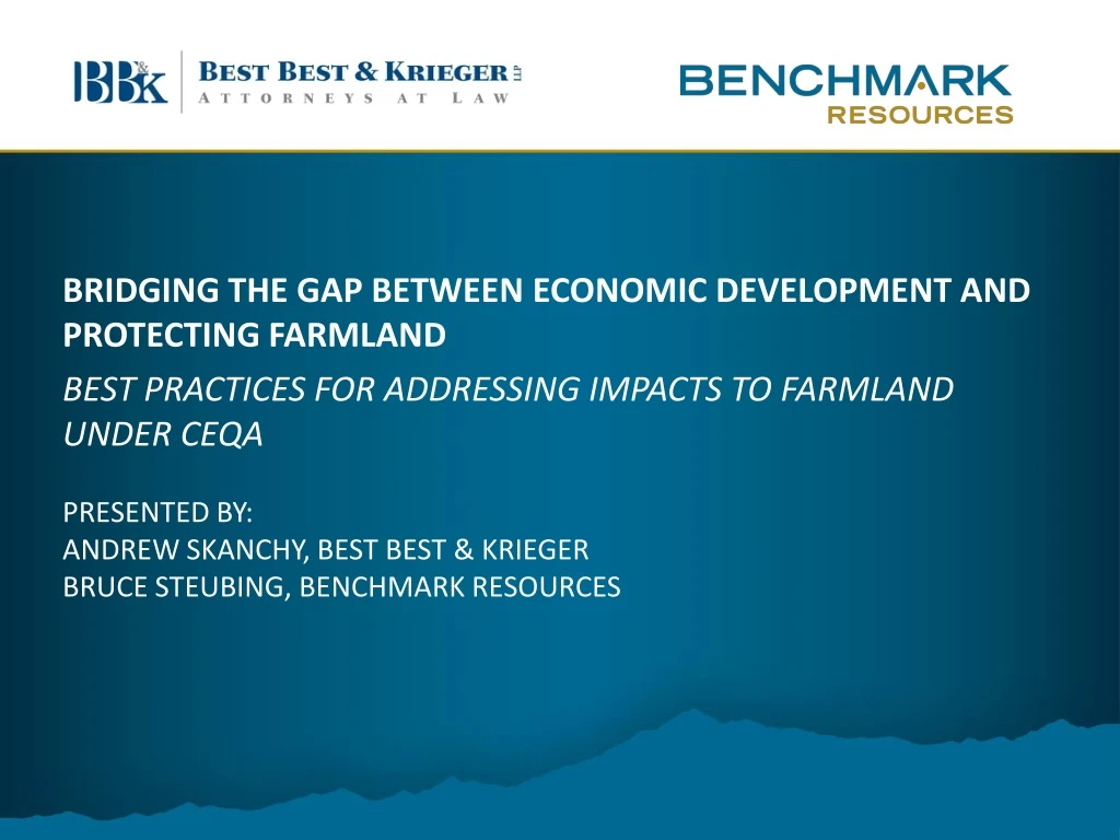 bridging the gap between economic development
