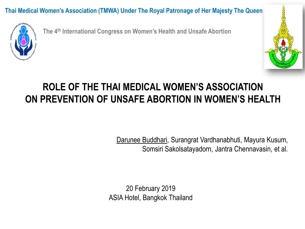 thai medical women s association tmwa under