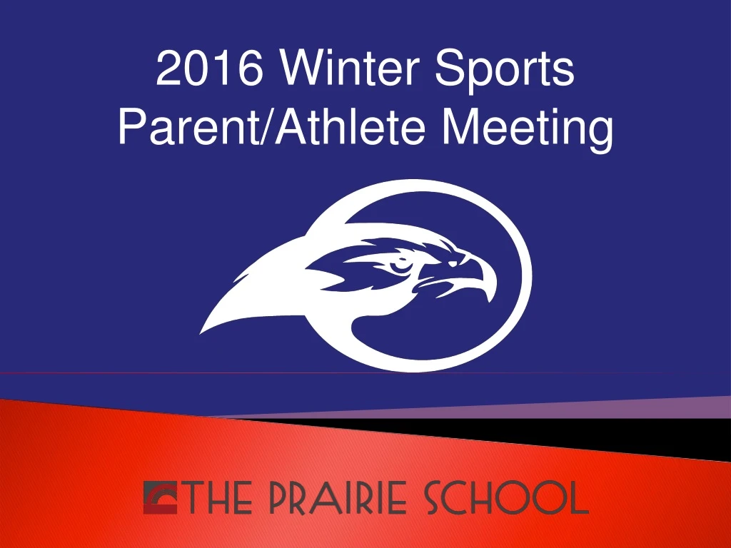 2016 winter sports parent athlete meeting