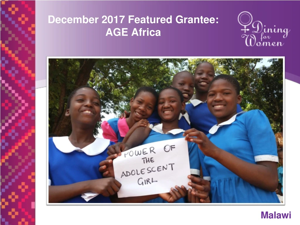 december 2017 featured grantee age africa