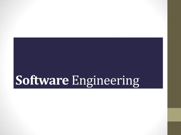 Software Engineering