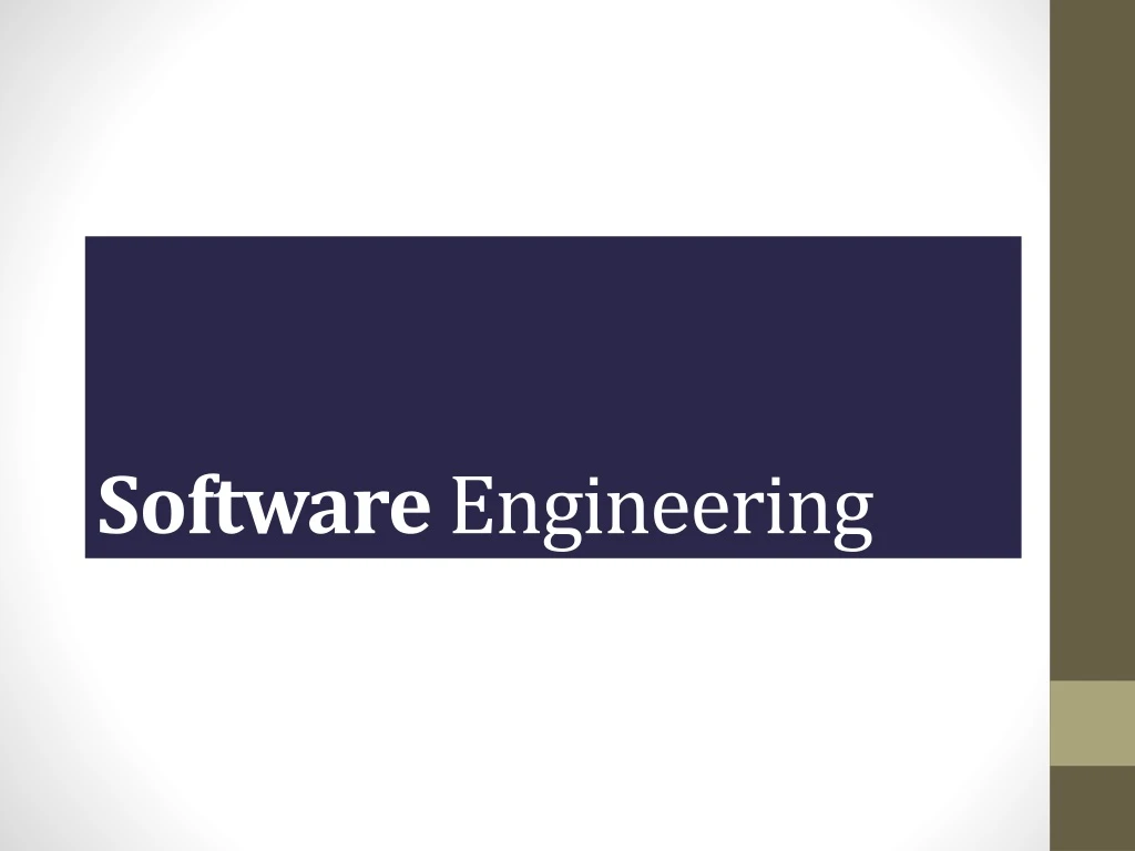 software engineering