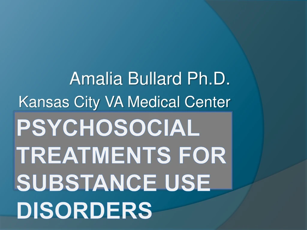 amalia bullard ph d kansas city va medical center