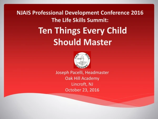 Ten Things Every Child Should Master