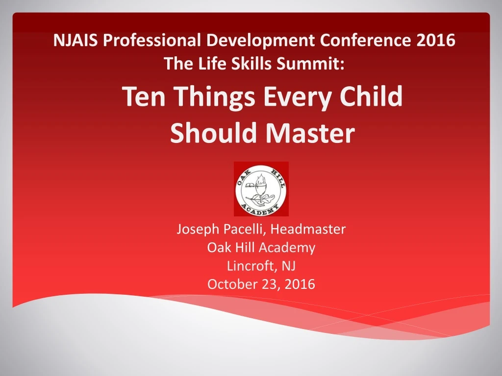 ten things every child should master