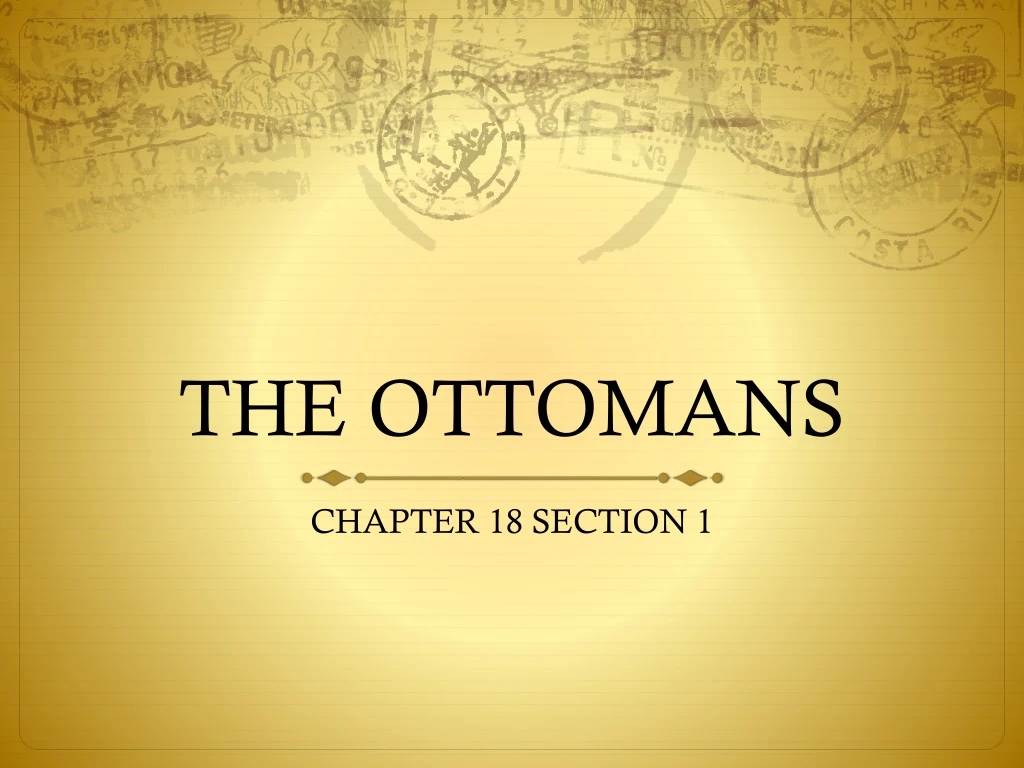 the ottomans