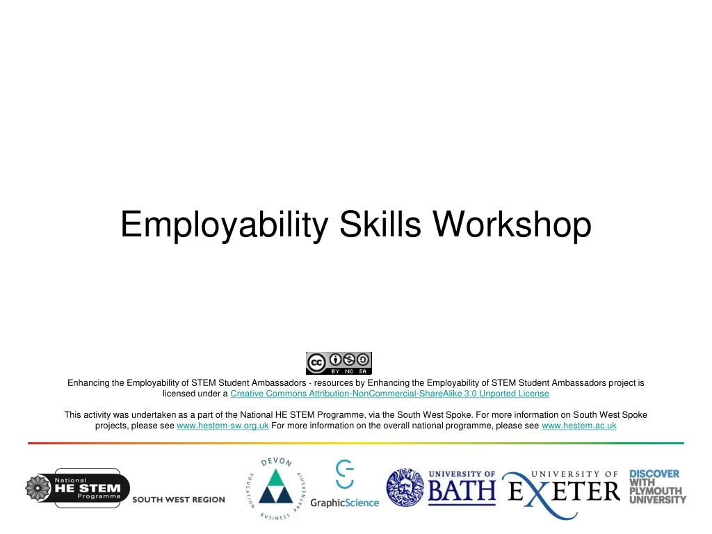 employability skills workshop