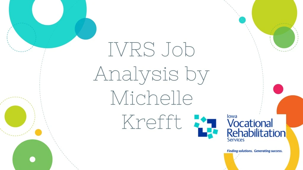 ivrs job analysis by michelle krefft