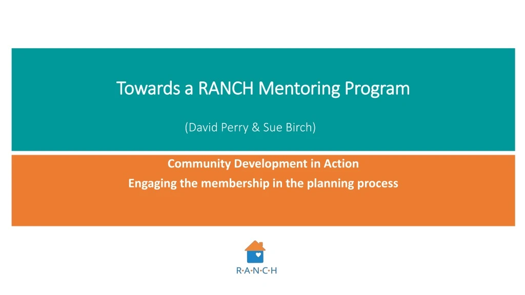 towards a ranch mentoring program david perry sue birch