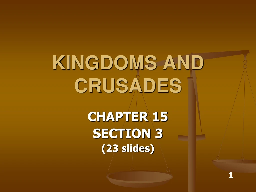 kingdoms and crusades