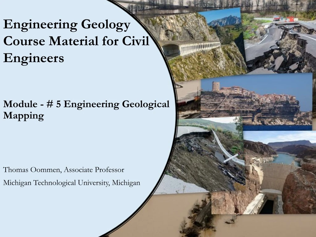 module 5 engineering geological mapping