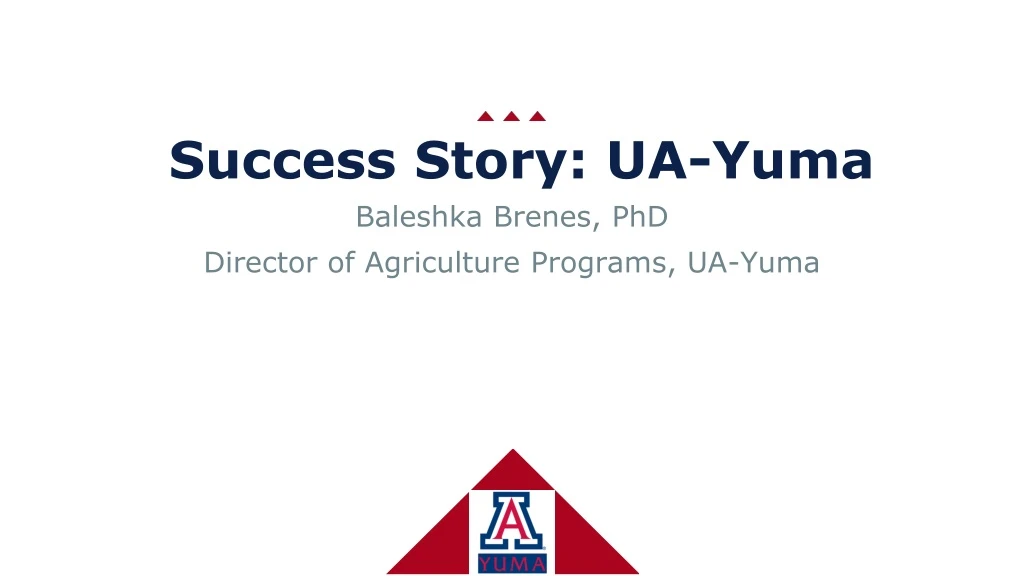 success story ua yuma
