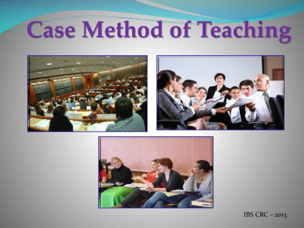 Case Method of Teaching
