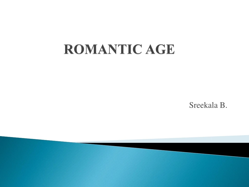 romantic age