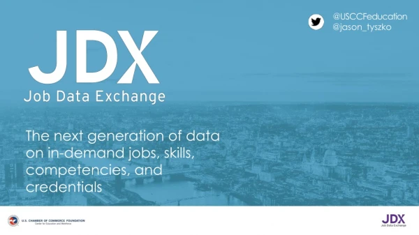 The next generation of data on in-demand jobs, skills, competencies, and credentials