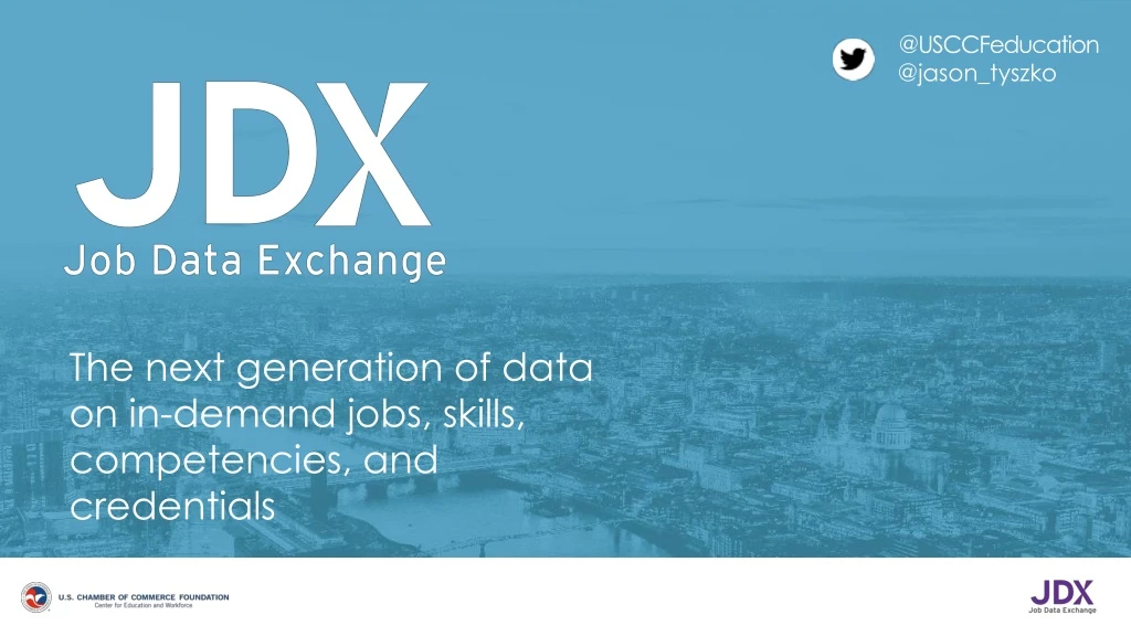 the next generation of data on in demand jobs skills competencies and credentials