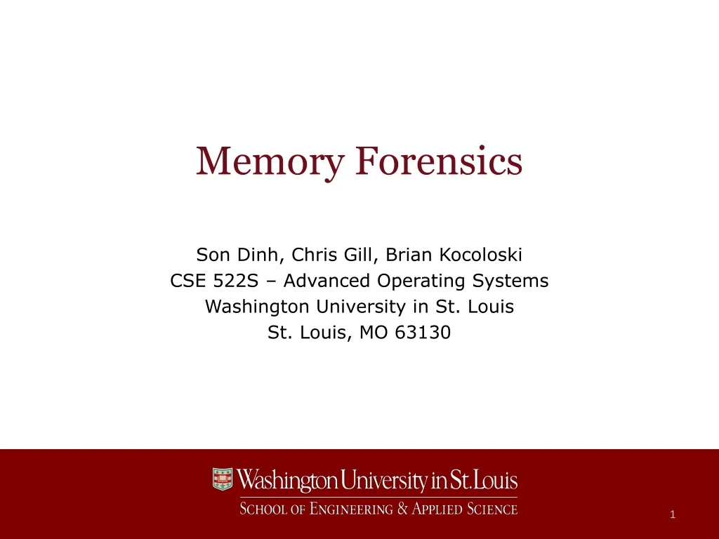 memory forensics