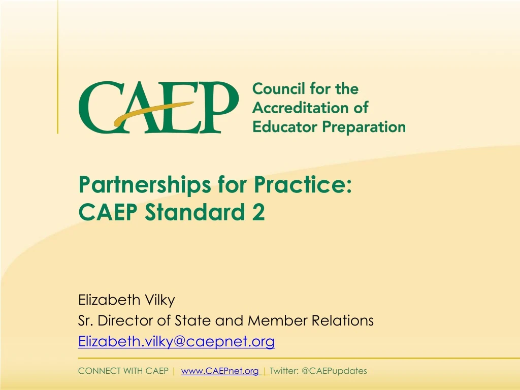partnerships for practice caep standard 2