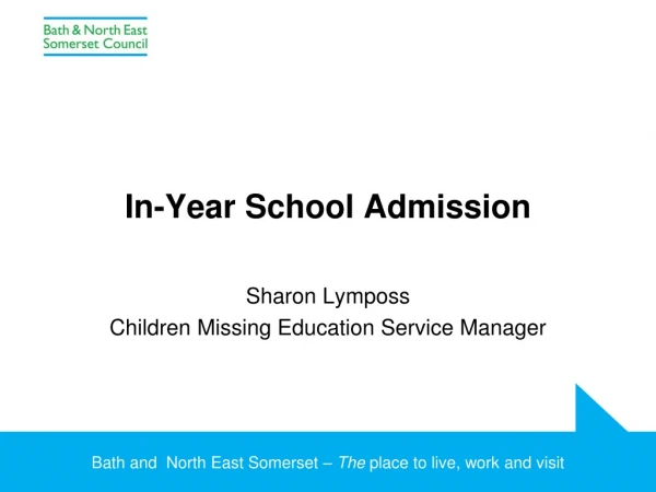 In-Year School Admission