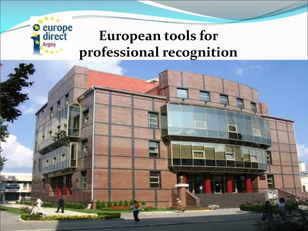 European tools for professional recognition
