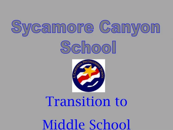 Sycamore Canyon School