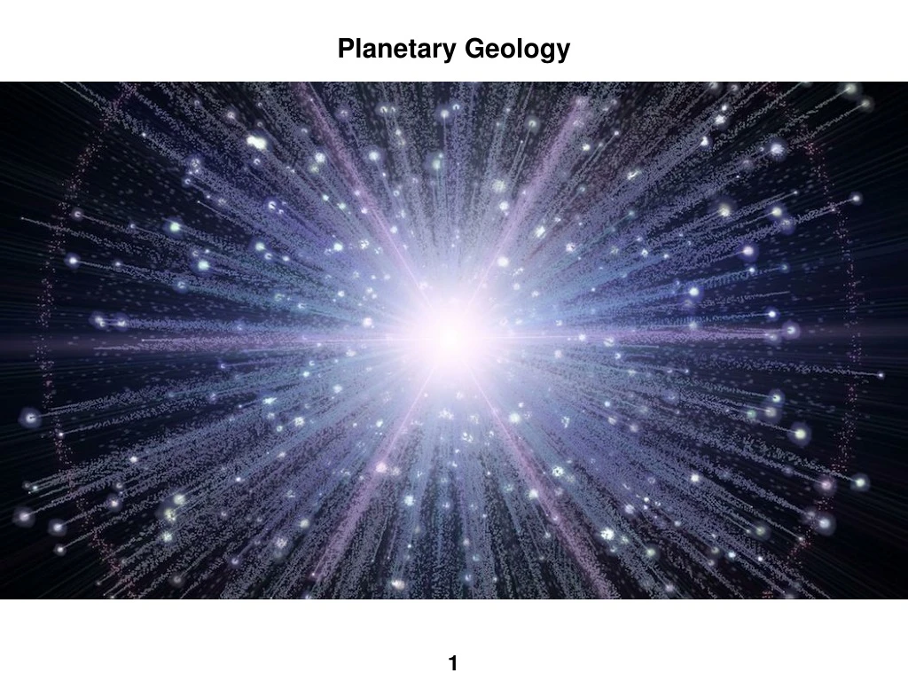 planetary geology