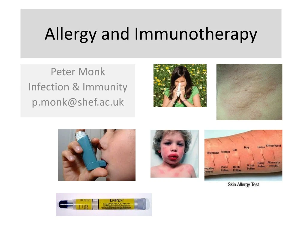 allergy and immunotherapy