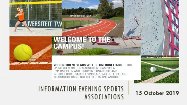 Information evening sports associations