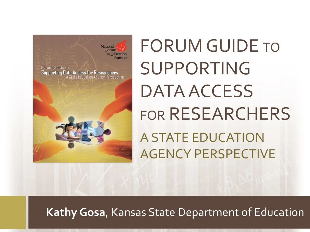 forum guide to supporting data access for researchers a state education agency perspective