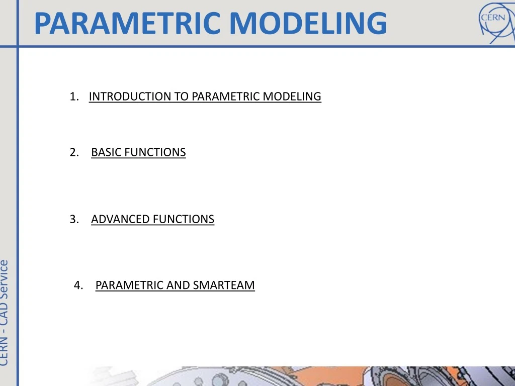 parametric modeling