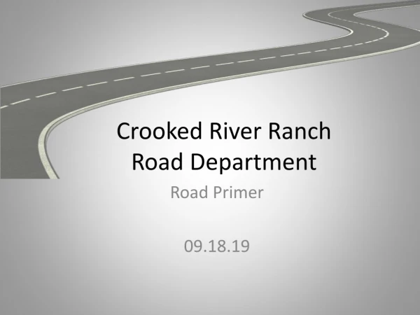 Crooked River Ranch Road Department