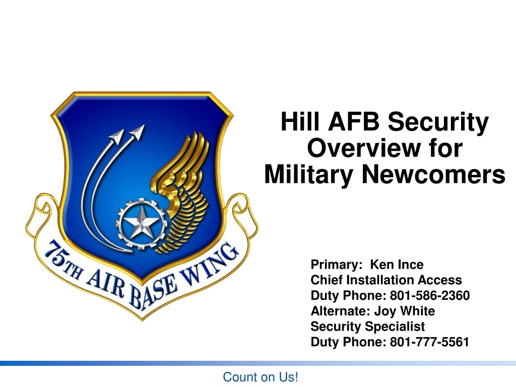 hill afb security overview for military newcomers