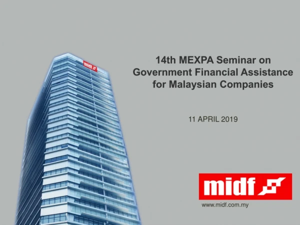 14th MEXPA Seminar on Government Financial Assistance for Malaysian Companies