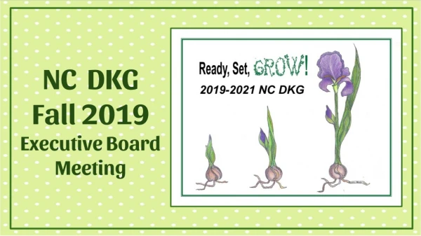 NC DKG Fall 2019 Executive Board Meeting