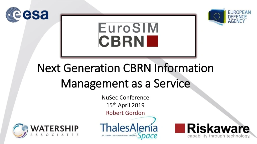 next generation cbrn information management as a service