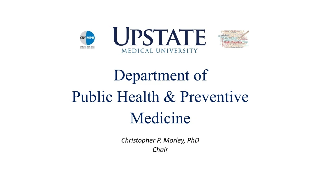 department of public health preventive medicine