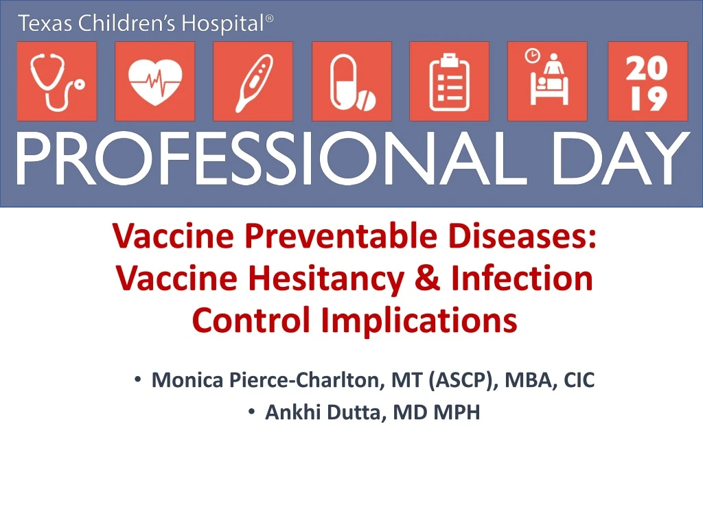 vaccine preventable diseases vaccine hesitancy infection control implications