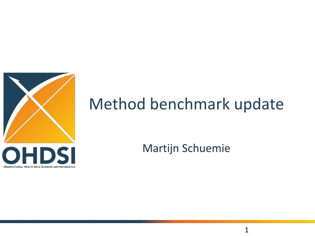 method benchmark update