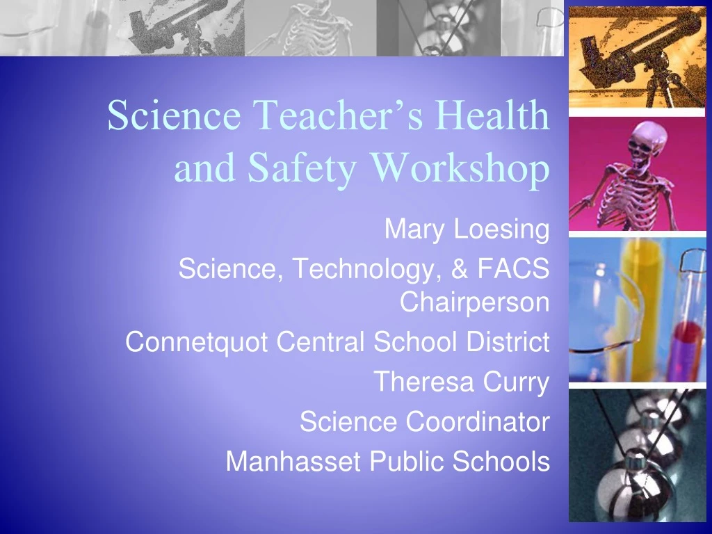 science teacher s health and safety workshop