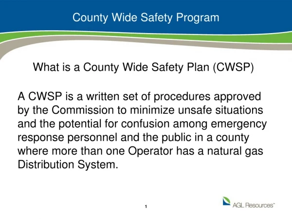 County Wide Safety Program