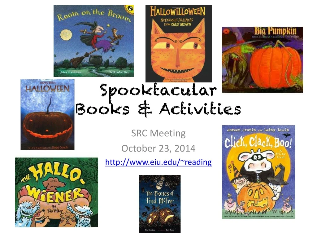 spooktacular books activities