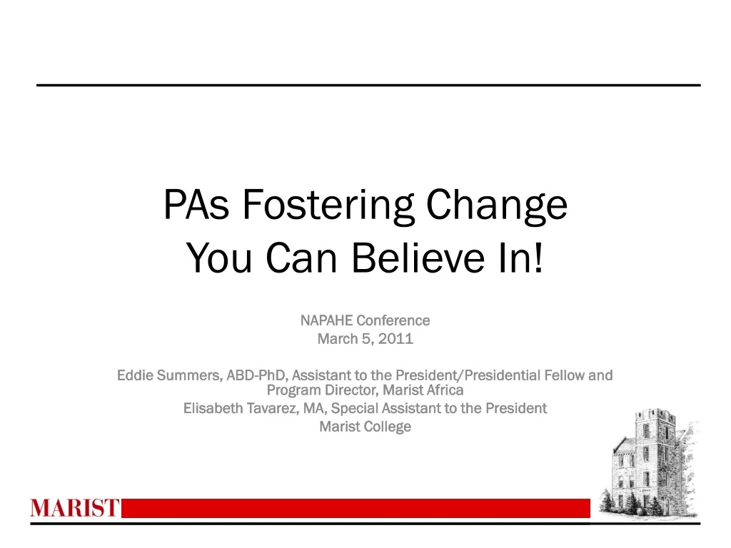 pas fostering change you can believe in