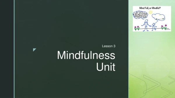 Mindfulness Unit