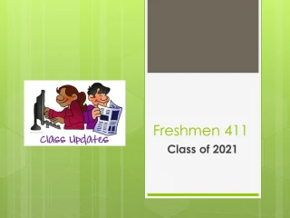 Freshmen's Guide: Navigating High School & Beyond with OPHS Counseling Team - slide 1
