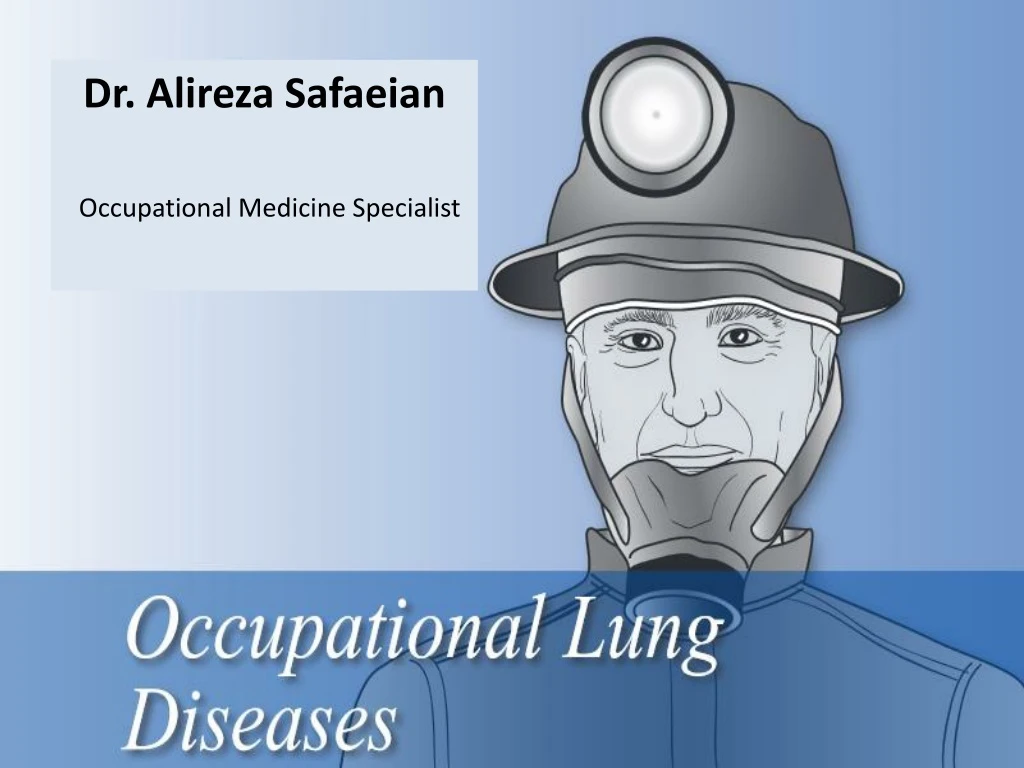 dr alireza safaeian occupational medicine