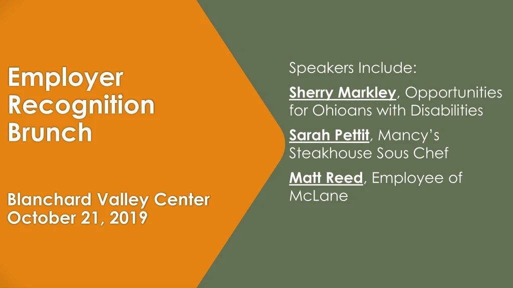 employer recognition brunch blanchard valley center october 21 2019